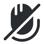 Microphone Slash 1 SVG Icon